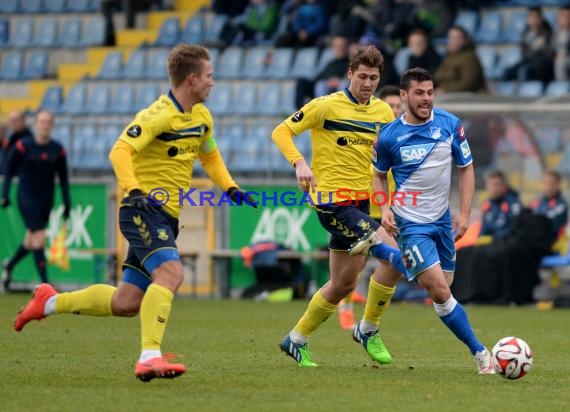 Testspiel TSG 1899 Hoffenheim gegen  Bröndby IF Dänemark im Dietmar Hopp Stadion in Hoffenheim 21.01.2015 (© Fotostand / Loerz)